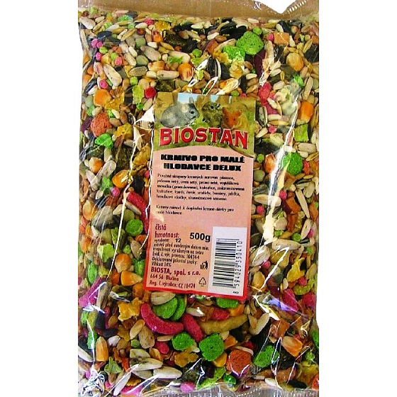 Biostan Delux pre Hlodavce, krmivo pre Hlodavce 500 g, po expiraci