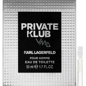 Karl Lagerfeld Private Klub toaletná voda 2 ml s rozprašovačom, vialka