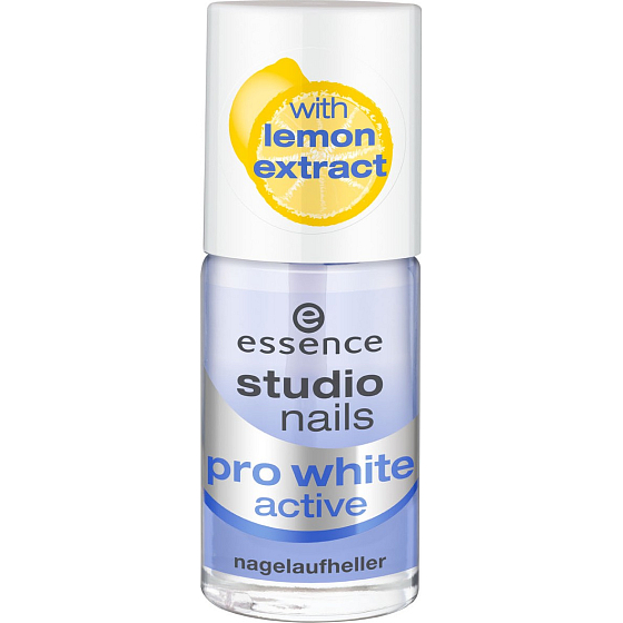 Essence Studio Nails Pre White Active lak na nechty 8 ml