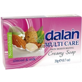 Dalan Multi care Almond & Milk toaletné hotelové mydlo 20g