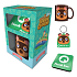 Epee Merch Animal Crossing Tom Nook keramický hrnček 310 ml + prívesok na kľúče + podšálka, darčeková sada