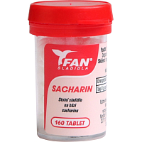 Fan sladidlá, sacharín, stopové sladidlo, 160 tabliet, 10 g