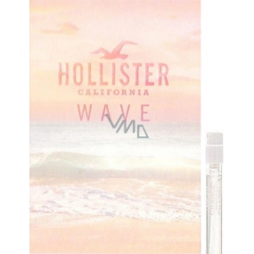 Hollister Wave for Her toaletná voda 2 ml s rozprašovačom, vialka