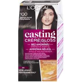 Loreal Paris Casting Creme Gloss farba na vlasy 100 temne čierna