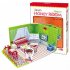CubicFun Puzzle 3D Honey Room Izbička Obývačka 49 dielikov pre deti 22 x 11,5 x 17,5 cm
