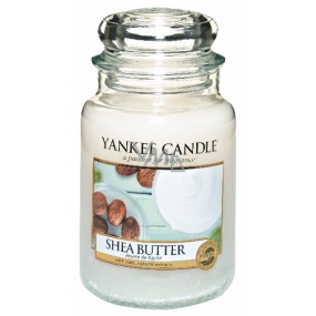 Yankee Candle Shea Butter - Bambucké maslo vonná sviečka Classic veľká sklo 623 g
