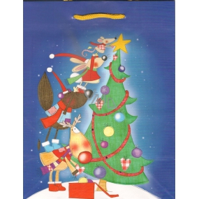 Albi Darčeková papierová taška 23 x 18 x 10 cm Vianočný TM4 96215