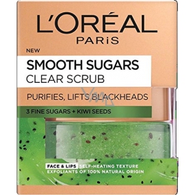 Loreal Paris Smooth Sugars Clear Scrub jemný čistiaci cukrový peeling 50 ml