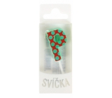 Albi Tortová sviečka single - Písmeno P, 2,5 cm
