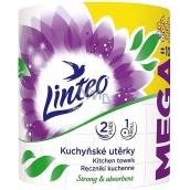 Linteo Mega kuchynské utierky dvojvrstvové, zo 100% celulózy 100 m 1 kus