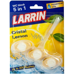 Larrin Cristal Lemon 5v1 WC blok záves 51 g