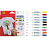 Centropen Textile Marker Značkovač (fixky) na textil 10 kusov