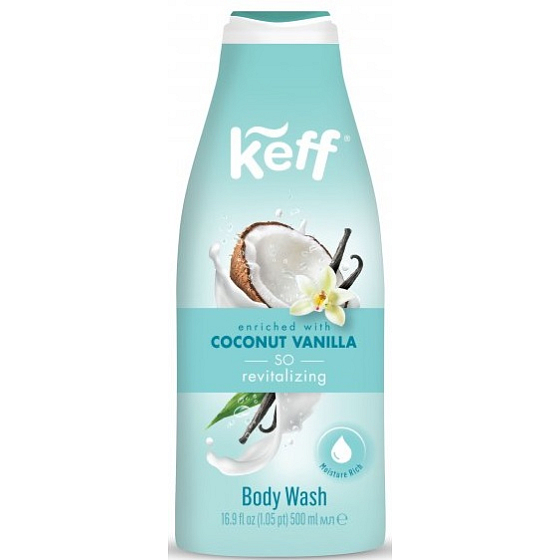 Keff Vanilka & Kokos umývací krém na telo 500 ml