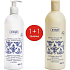 Ziaja Ceramides vyhladzujúce telové mlieko 400 ml + Ceramides krémové mydlo 500 ml, duopack
