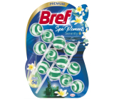 Bref Premium Spa Moments Serenity WC blok pre hygienickú čistotu a sviežosť vašej toalety, farbivá voda, Mega balenie 3 x 50 g