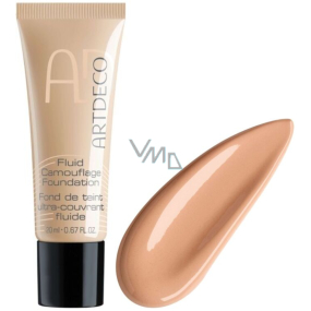 Artdeco Fluid Camouflage Foundation dlhotrvajúci make-up 34 Warm / Medium Ivory 20 ml