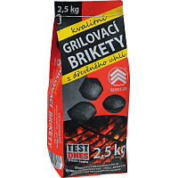 Drevené uhlie Servis Les grilovacie brikety 2,5 kg