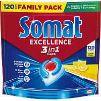 Somat tablety do umývačky 3 in 1 Extra Lemon 120 ks