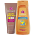 Dermacol Sun SPF20 Sunshine shower gel 250 ml + Sun Cream na opaľovanie 75 ml, kozmetická sada