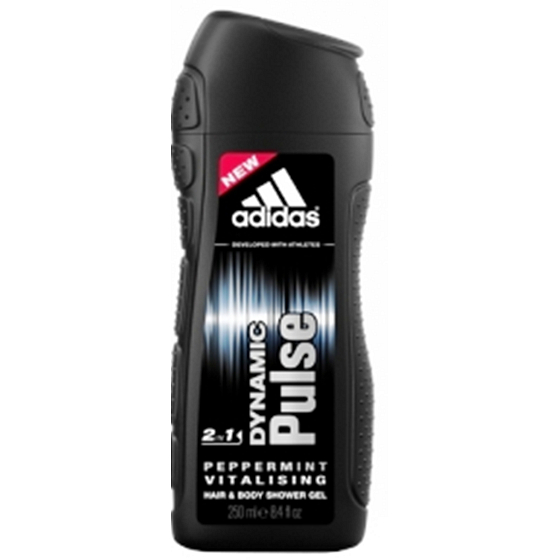 Adidas Dynamic Pulse 3v1 sprchový gél na telo a vlasy pre mužov 250 ml