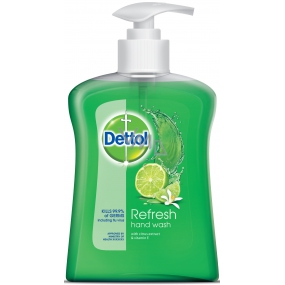 Dettol Citrusy osviežujúci antibakteriálne mydlo dávkovač 250 ml