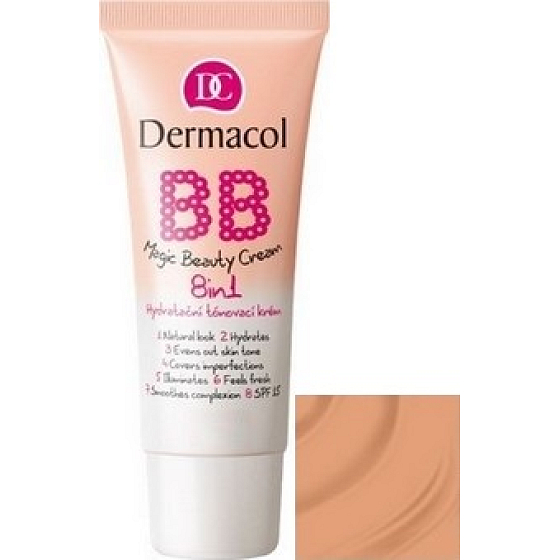 Dermacol Magic Beauty Cream hydratačný BB krém 8v1 odtieň Sand 30 ml