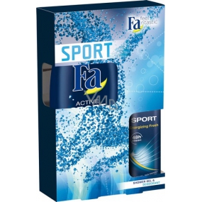 Fa Men Sport sprchový gel 250 ml + dezodorant sprej 150 ml, kozmetická sada