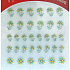 Nail Art samolepiace nálepky na nechty 3DG005S 1 aršík
