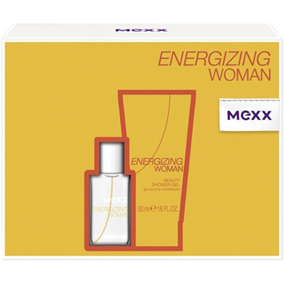 Mexx Energizing Woman toaletná voda 15 ml + sprchový gél 50 ml, darčeková sada