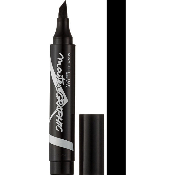 Maybelline Master Graphic Eyeliner očné linky vo fixu Black 2,5 ml