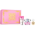 Versace Bright Crystal toaletná voda pre ženy 90 ml + telové mlieko 100 ml + prívesok na kľúč, darčeková sada