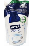 Nivea Creme Soft tekuté mydlo s mandľovým olejom náhradná náplň 500 ml