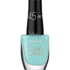 Astor Quick & Shine Nail Polish lak na nechty 609 Splash Of The Ocean 8 ml