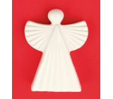 Anjel keramický figúrka, vrúbkovaný 9 cm