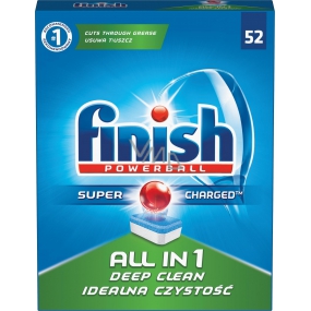 Finish All in 1 Deep Clean tablety do umývačky 52 kusov