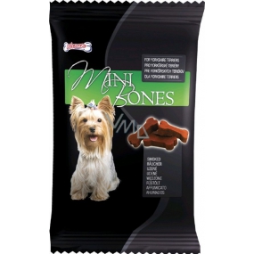 Mlsoun Mini Bones údené doplnkové krmivo pre psov 50 g