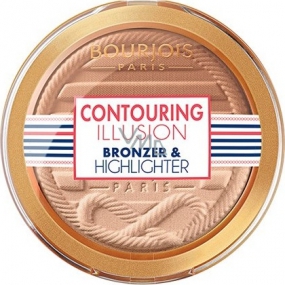 Bourjois Contouring Illusion Bronzer & Highlighter 2v1 púdrový bronzer a rozjasňovač 23 8 g