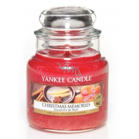 Yankee Candle Christmas Memories - Vianočné spomienky vonná sviečka Classic malá sklo 104 g