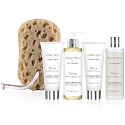 Baylis & Harding Pomaranč, Bergamot a bobkový list čistiaci umývací gél 250 ml + umývací krém 250 ml + telový krém 100 ml + krém na ruky 100 ml + prírodné špongia, kozmetická sada