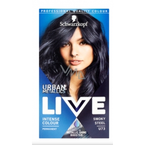Schwarzkopf Live Urban Metallics farba na vlasy U73 Smoky Steel
