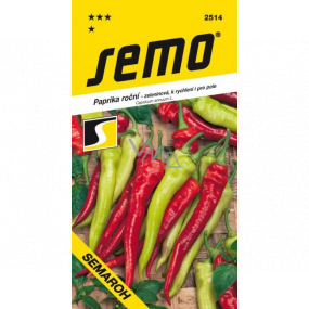 Semo Paprika jednoročná zelenina, na rýchlenie aj na pole Semaroh 0,6 g