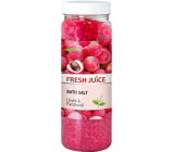 Fresh Juice Litchi & Patchouli kúpeľová soľ 700 g