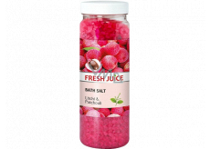 Fresh Juice Litchi & Patchouli kúpeľová soľ 700 g