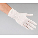 Maxter Rukavice hygienické jednorazové latexové hypoalergénne púdrované, veľkosť L, box 100 kusov