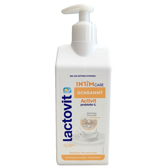 Lactovit Activit ochranný gél pre intímnu hygienu 250 ml