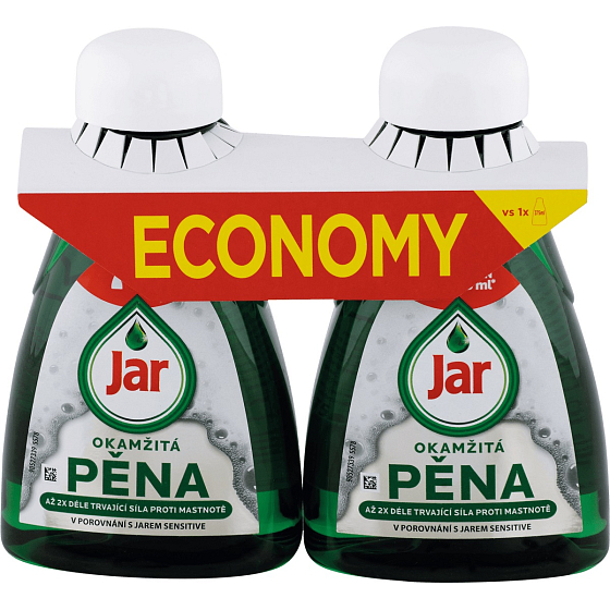 Jar Active Foam Instantná náplň penového prostriedku na ručné umývanie riadu 2 x 375 ml, duopack