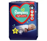 Pampers Night Pants veľkosť 6, 15+ plienkové nohavičky 19 ks