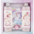 Bohemia Gifts Sprchový gél Unicorn 250 ml + šampón na vlasy 250 ml + hra, kozmetická sada pre deti
