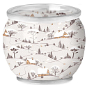Emocio Dekor Snowy Poetry vonná sviečka sklo 70 x 62 mm 85 g