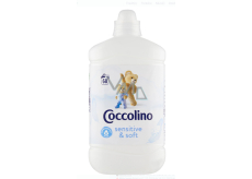 Coccolino White Sensitive koncentrovaný zmäkčovač tkanín pre deti 68 praní 1,7 l